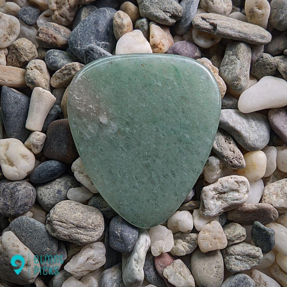 Hand-Carved Aventurine Plectrum