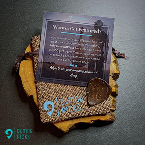 Natural Coconut Shell Plectrum