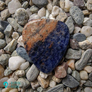 Hand-Carved Sodalite Plectrum