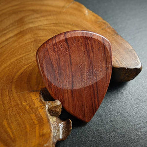 Hand-Crafted Bubinga Wood Plectrum