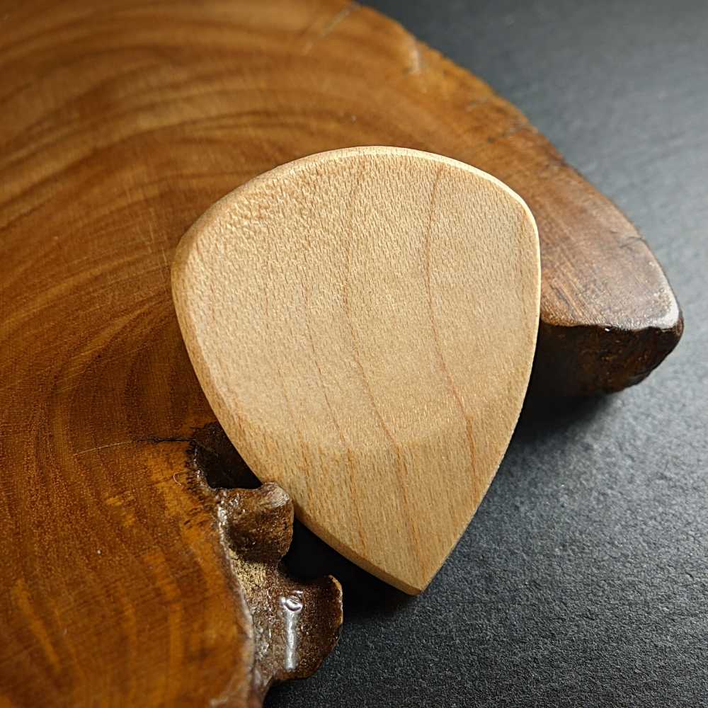 Hand-Crafted Maple Wood Plectrum