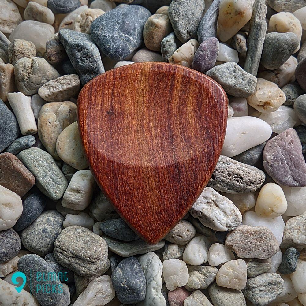 Hand-Crafted Red Sandalwood Plectrum