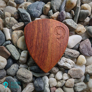 Hand-Crafted Red Sandalwood Plectrum