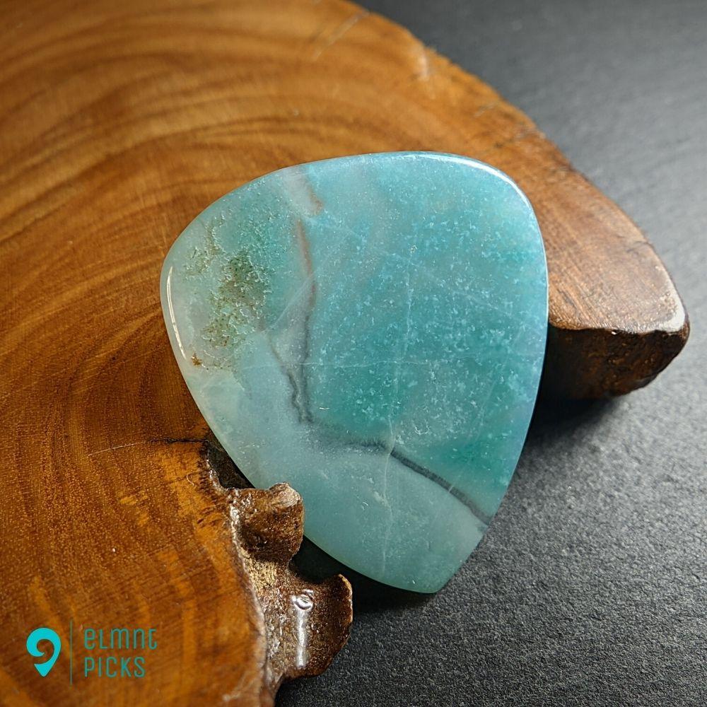 Hand-Carved Amazonite Plectrum