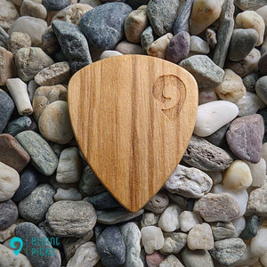 Hand-Crafted Olive Wood Plectrum