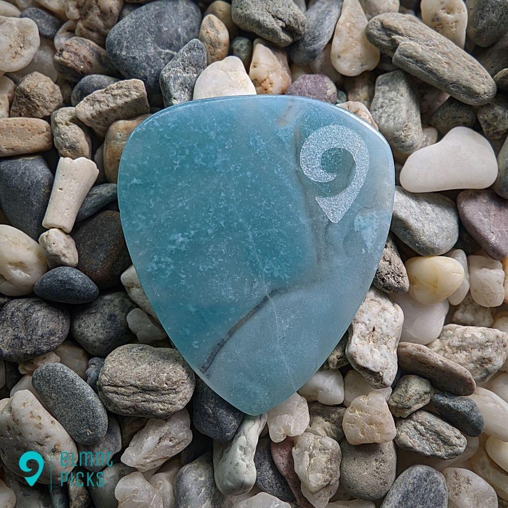Hand-Carved Amazonite Plectrum