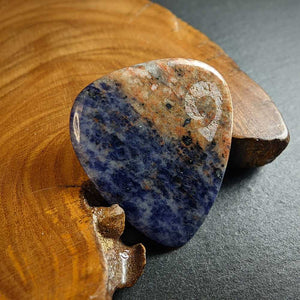 Hand-Carved Sodalite Plectrum
