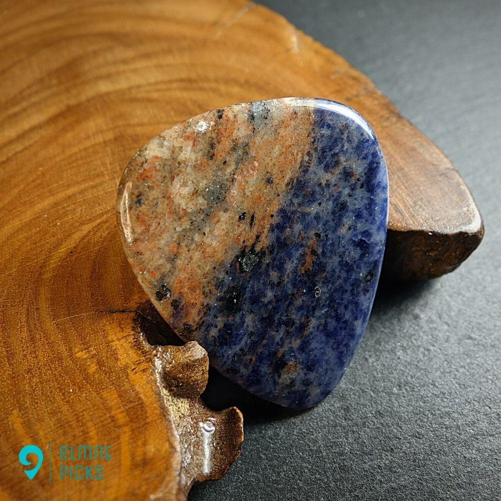 Hand-Carved Sodalite Plectrum