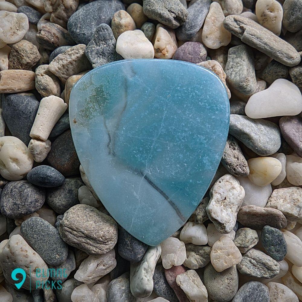 Hand-Carved Amazonite Plectrum