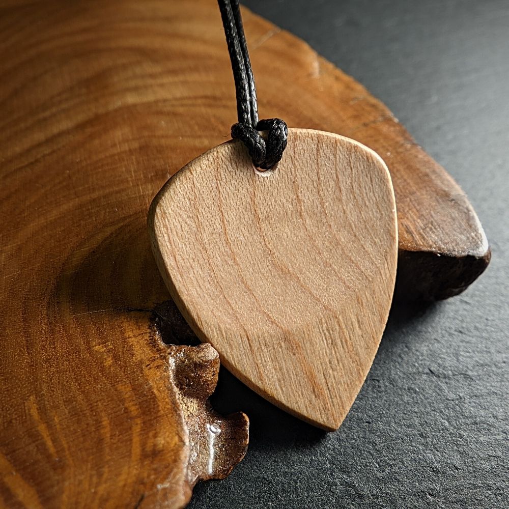 Hand-Crafted Maple Wood Plectrum