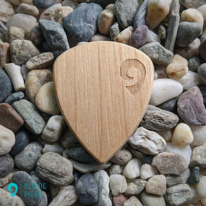 Hand-Crafted Maple Wood Plectrum