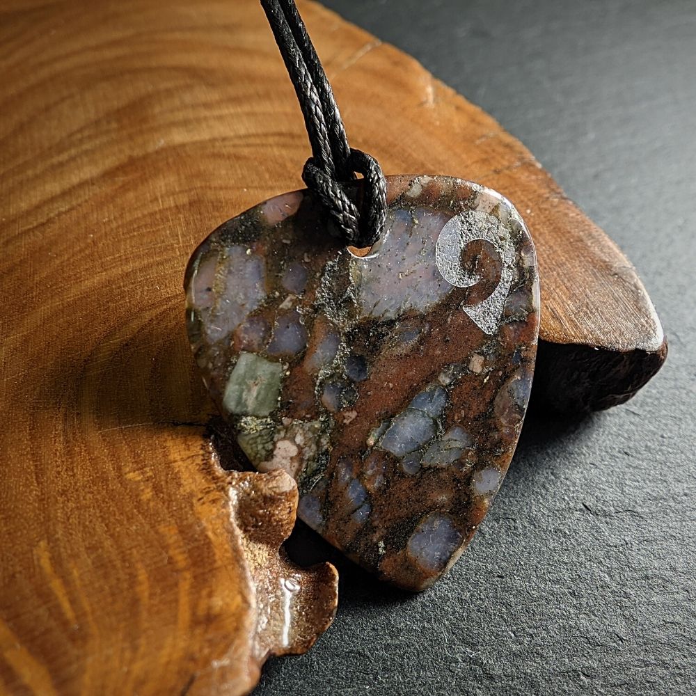 Hand-Carved Llanite Plectrum