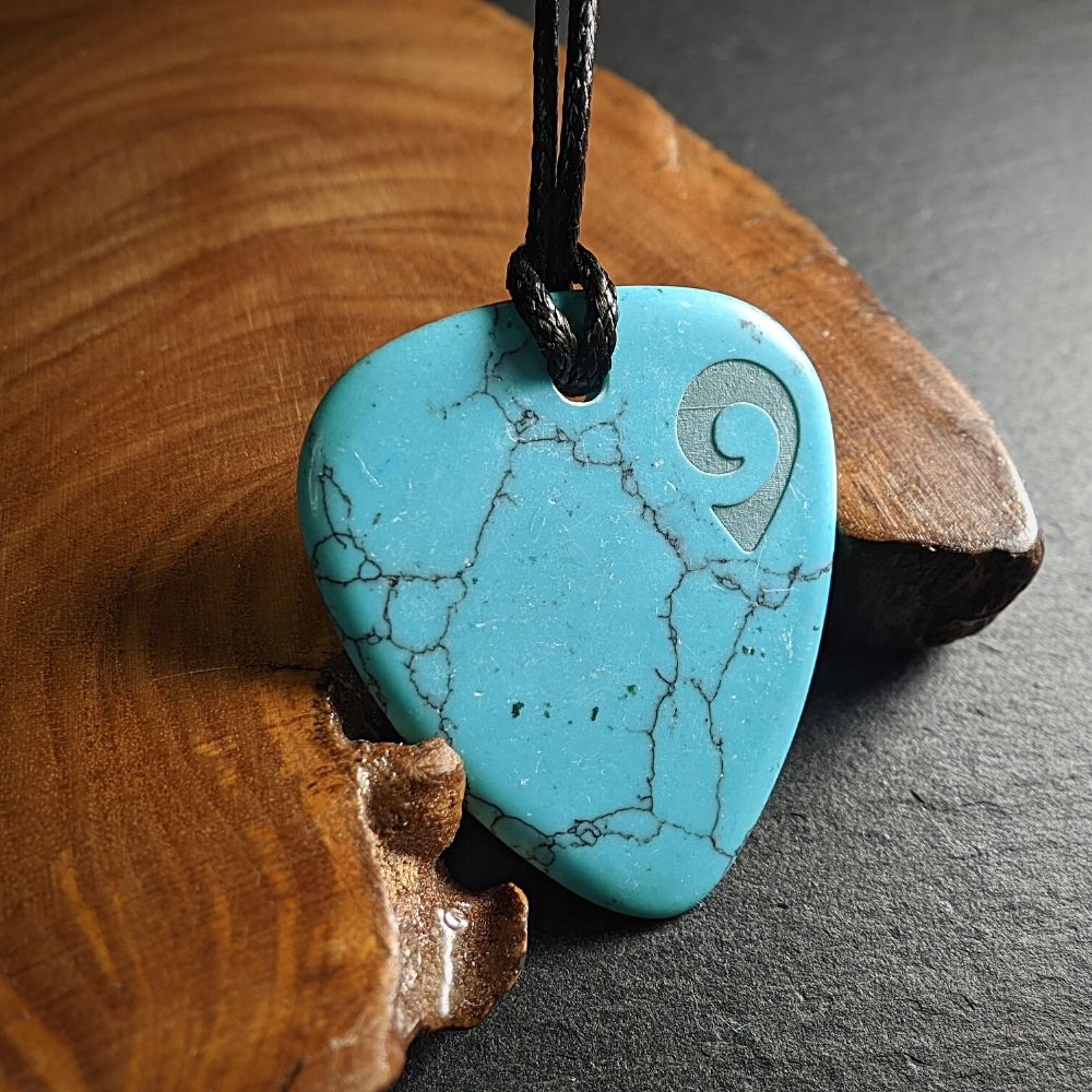Hand Carved Turquoise Necklace Hand Carved Turquoise Necklace