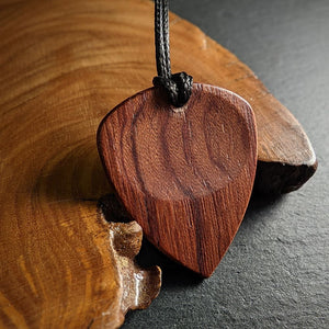 Hand-Crafted Red Sandalwood Plectrum